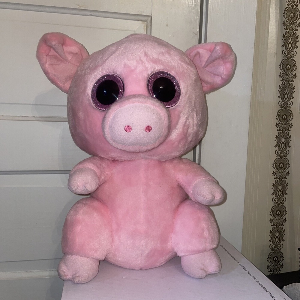 TY Beanie Boos - POSEY the Pig (Glitter Eyes) (LARGE 17 inch) *Exclusive*